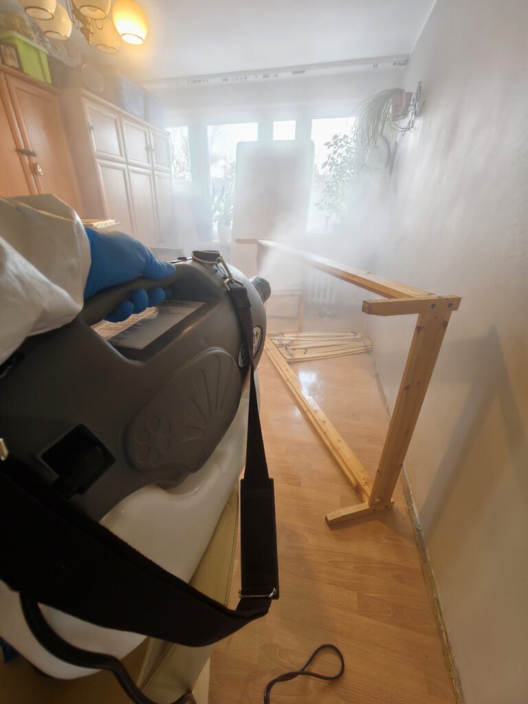 oproznianie łużka dezynsekcja pluskwy